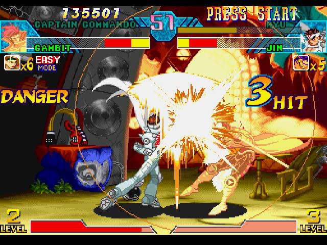 Marvel vs. Capcom: Clash of Super Heroes Screenshot 1